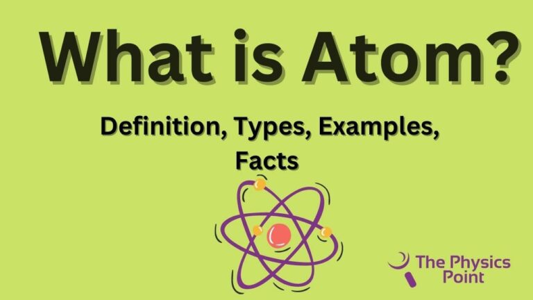 What is Atom? Definition, Types, Examples and Facts