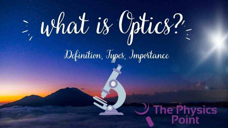 What is Optics in Physics? Optics Definition, Types and Importance