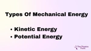 What is mechanical energy