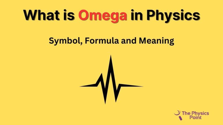 What is Omega in Physics? Symbol, Formula and Meaning (2024)