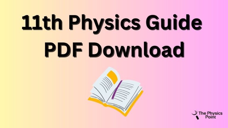 (NEW) 11th Physics Guide PDF Download (English Medium) Volume 1, 2