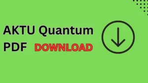 AKTU Quantum PDF Download