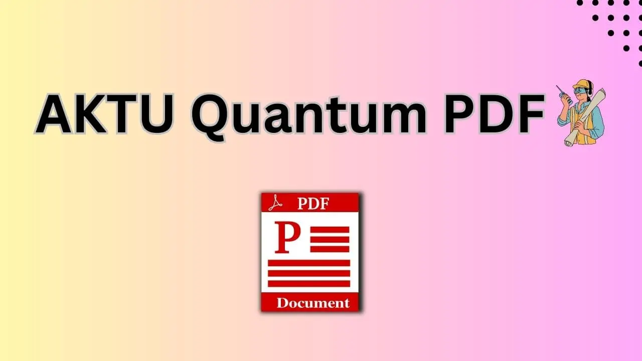 AKTU Quantum PDF