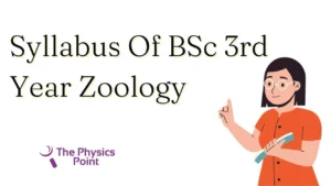 Syllabus Of BSc 3rd Year Zoology