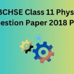 Wbchse Class 11 Physics Question Paper 2018 PDF