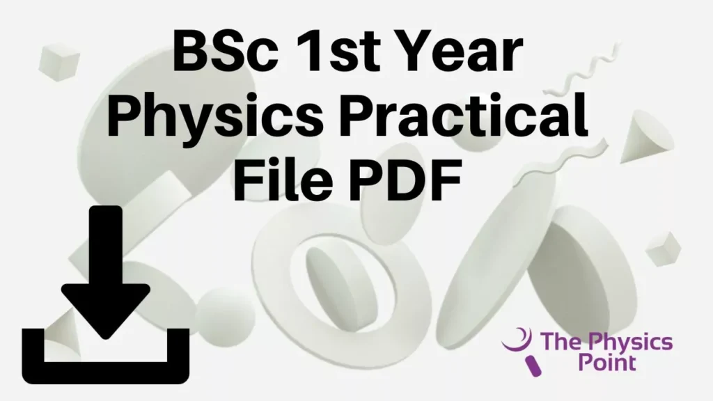 B.sc part 2 physics practical book pdf download