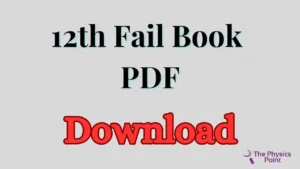 12th Fail Book PDF Download