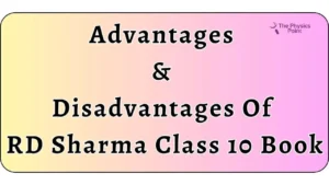 Advantages Disadvantages Of RD Sharma Class 10Book