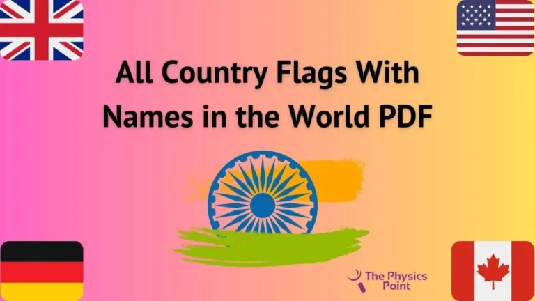 All Country Flags With Names in the World PDF Download Free (2024)