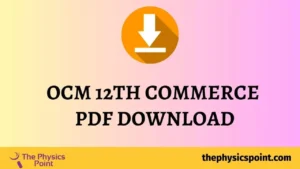 DOWNLOAD OCM 12th Commerce pdf