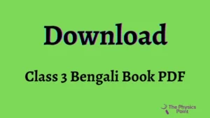 Download Class 3 Bengali Book PDF