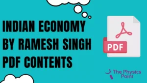 Indian Economy by Ramesh Singh PDF-Free UPSC Material Download
