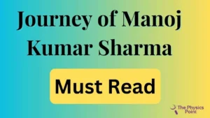 Journey of Manoj Kumar Sharma
