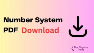 Number System PDF in Hindi