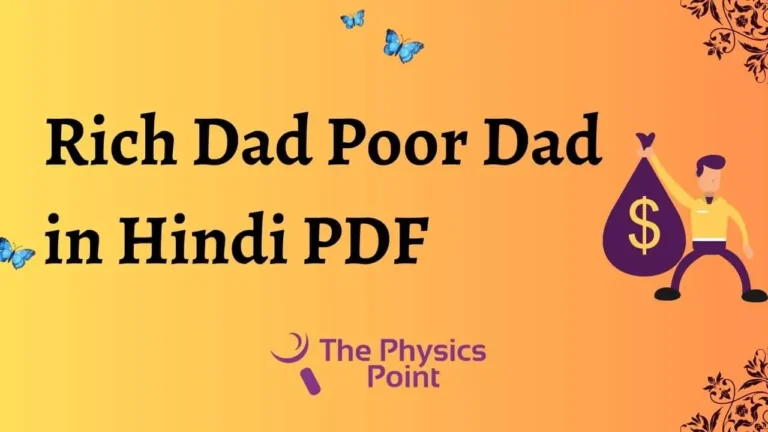 Rich Dad Poor Dad in Hindi PDF Free Download [In 1 Click]
