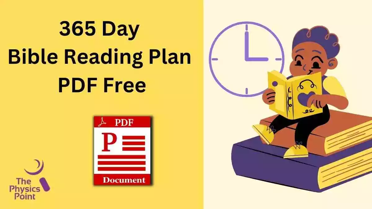 365 Day Bible Reading Plan PDF Free