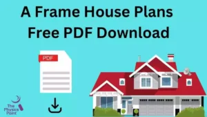 A Frame House Plans Free PDF Download