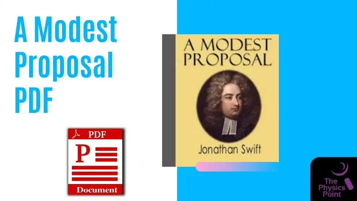 A Modest Proposal PDF
