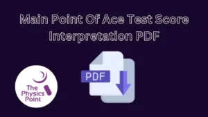 ACE Test Pdf