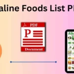 Alkaline Foods List PDF