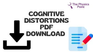 Cognitive Distortions worksheet PDF