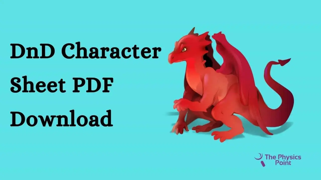 DnD Character Sheet PDF