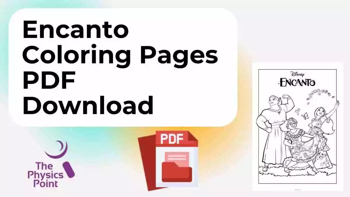 Encanto Coloring Pages PDF