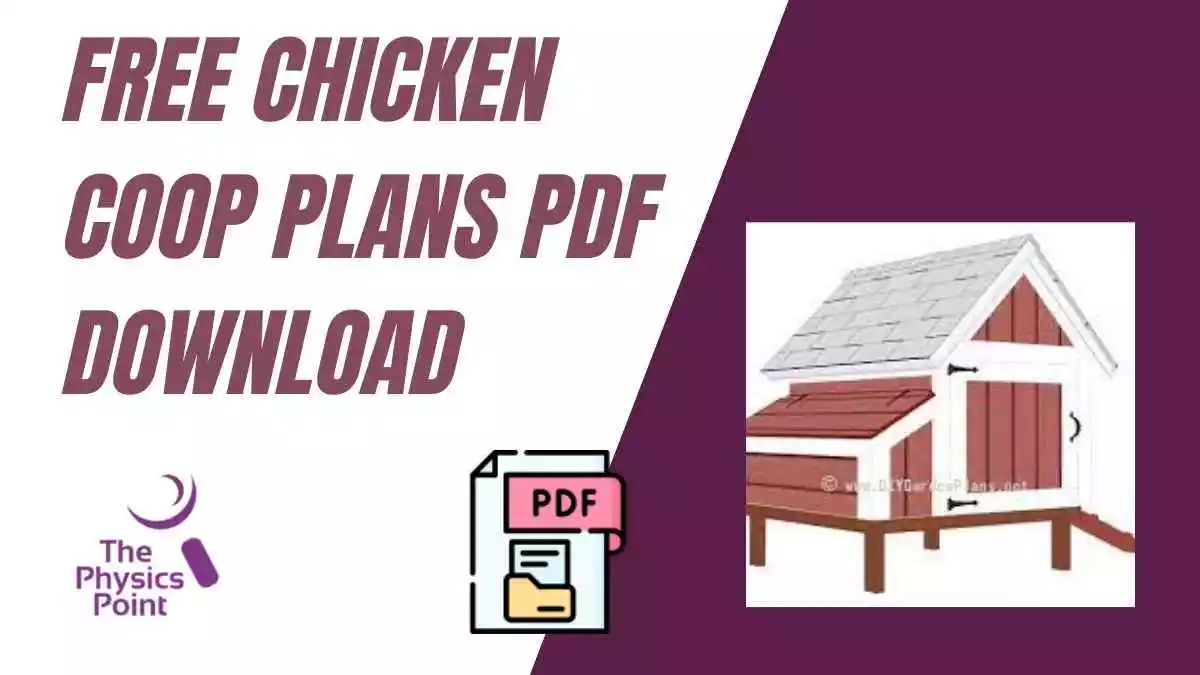 Free Chicken Coop Plans PDF