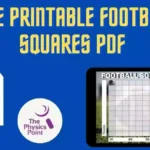 Free Printable Football Squares PDF