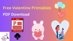 Free Valentine Printables PDF Download