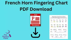 French Horn Fingering Chart PDF Download 
