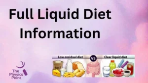 Full Liquid Diet Information