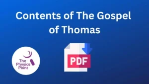 Gospel of Thomas Text