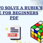 How to Solve a Rubik’s Cube for Beginners PDF