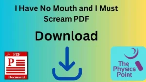 I Have No Mouth and I Must Scream PDF Download