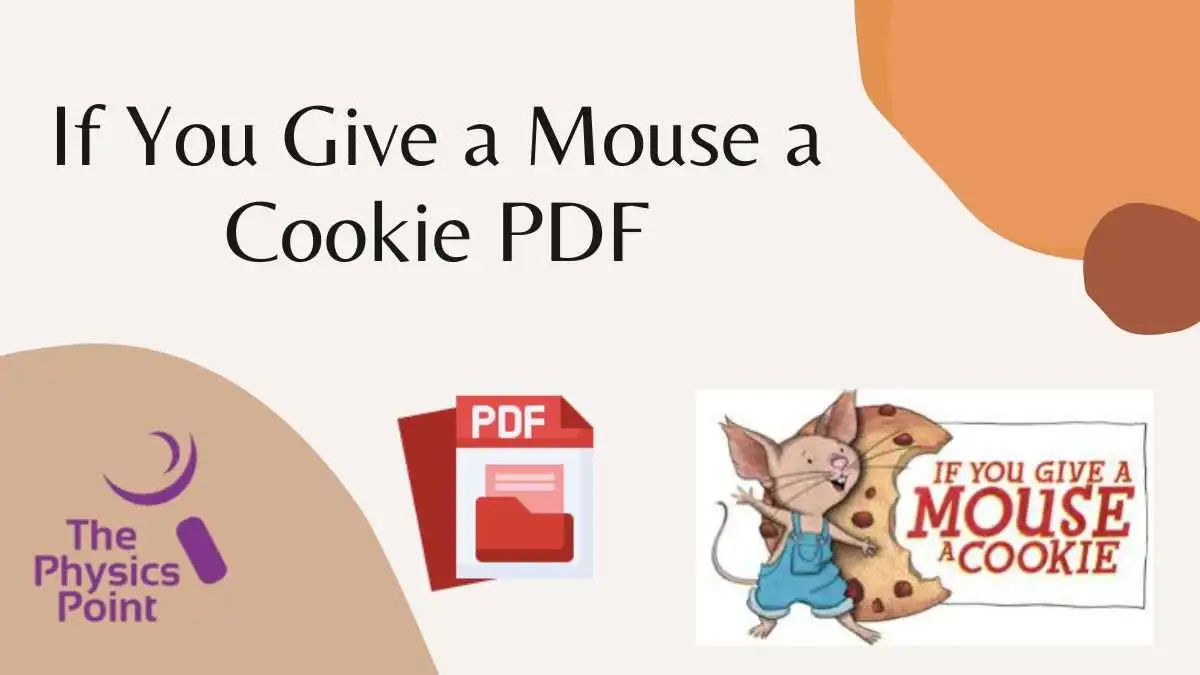 If You Give a Mouse a Cookie PDF