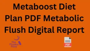 Metaboost Diet Plan PDF Metabolic Flush Digital Report