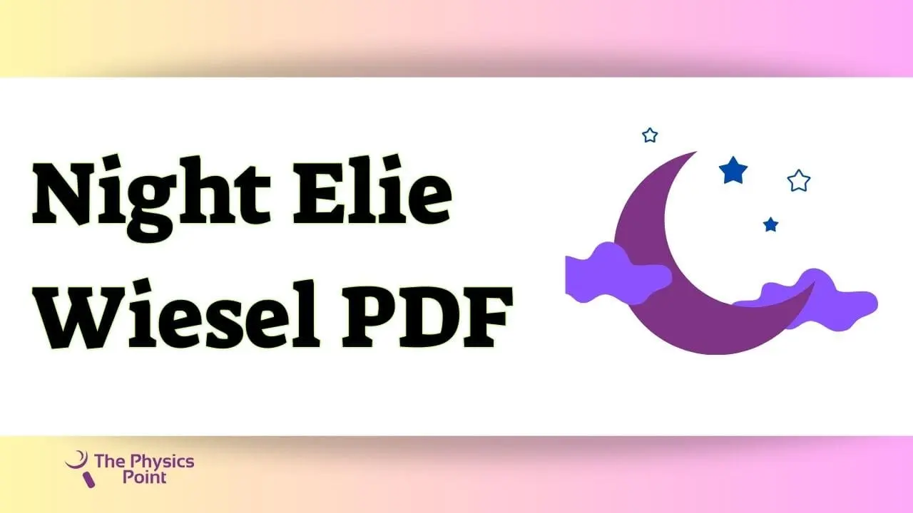 Night Elie Wiesel PDF