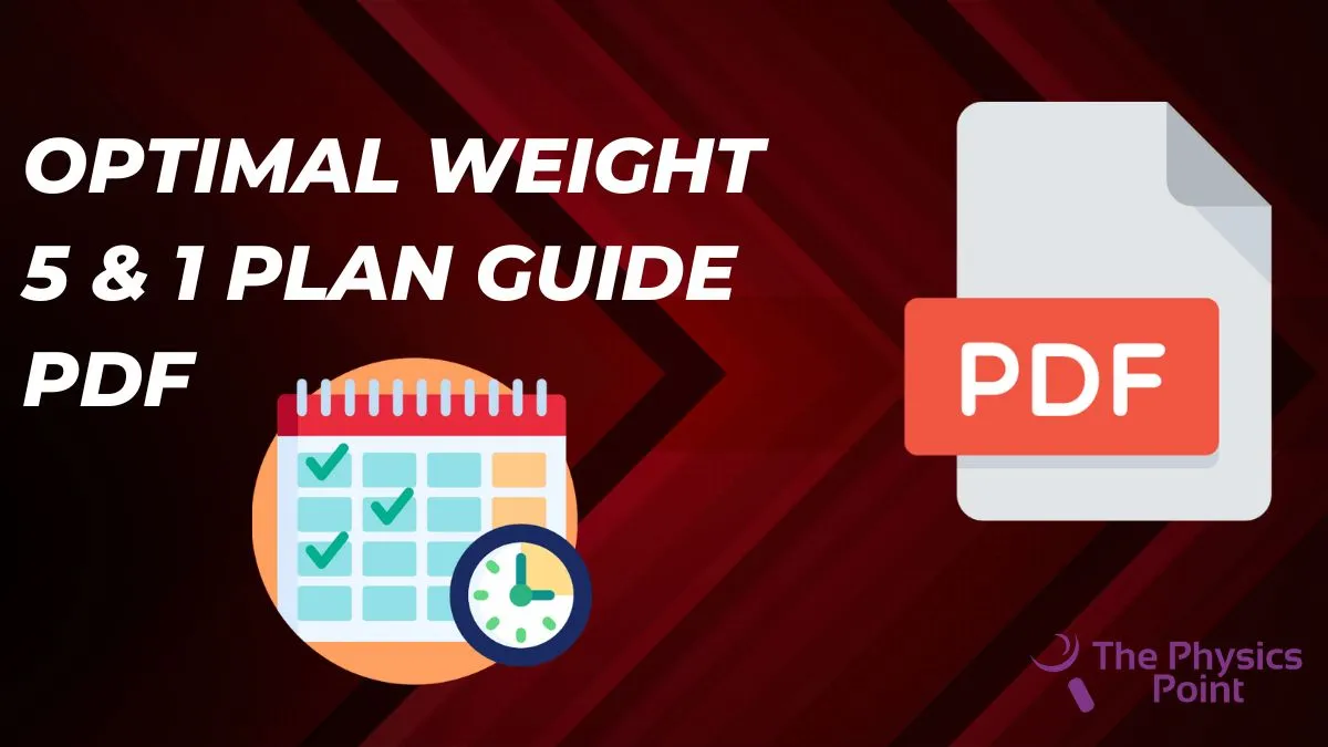 Optimal Weight 5 & 1 Plan Guide PDF