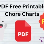 PDF Free Printable Chore Charts
