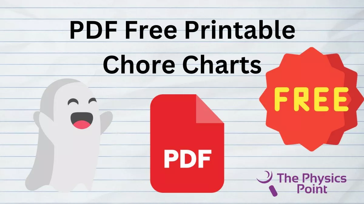 PDF Free Printable Chore Charts