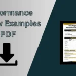 Performance Review Examples PDF
