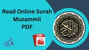 Read Online Surah Muzammil PDF