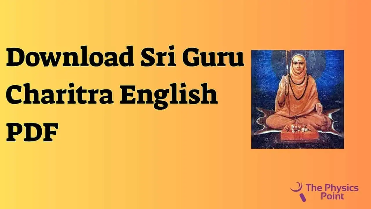 Sri Guru Charitra English PDF