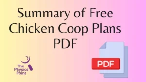 Summary of Free Chicken Coop Plans PDF
