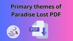 Theme of Paradise Lost Book 1 PDF