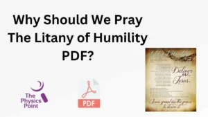 Why Should We Pray The Litany of Humility PDF