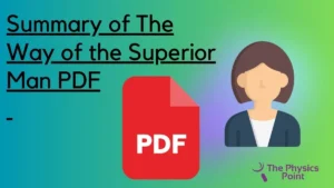 the way of the superior man summary pdf