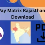 7th Pay Matrix Rajasthan PDF Download