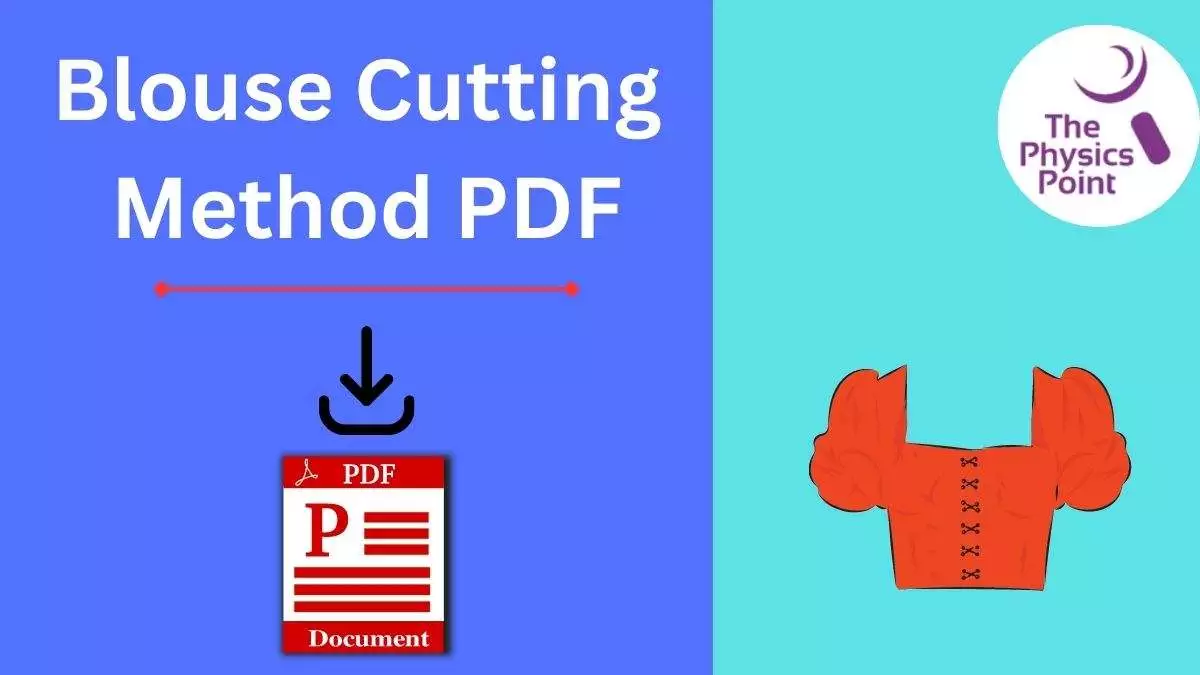 Blouse Cutting Method PDF